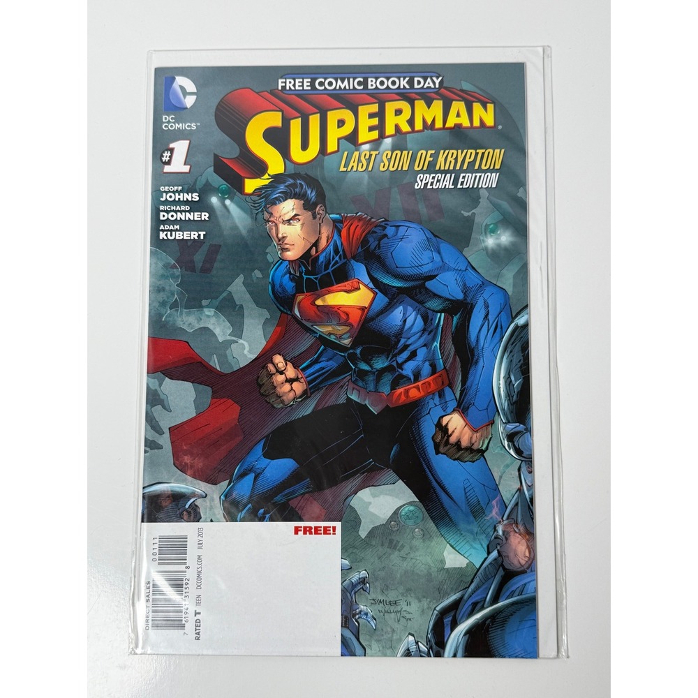DC Comics Superman Last Son of Krypton Special Edition #1 FCBD 2013 Jim Lee Art
